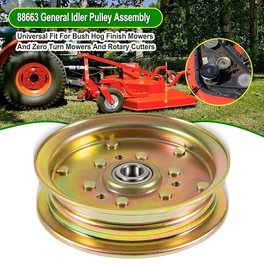 Amazon.com : Hihitomorrow 88663 General Idler Pulley